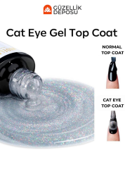 Protez Tırnak Kedi Gözü Top Coat 15 ml (Cat Eye Top Coat)