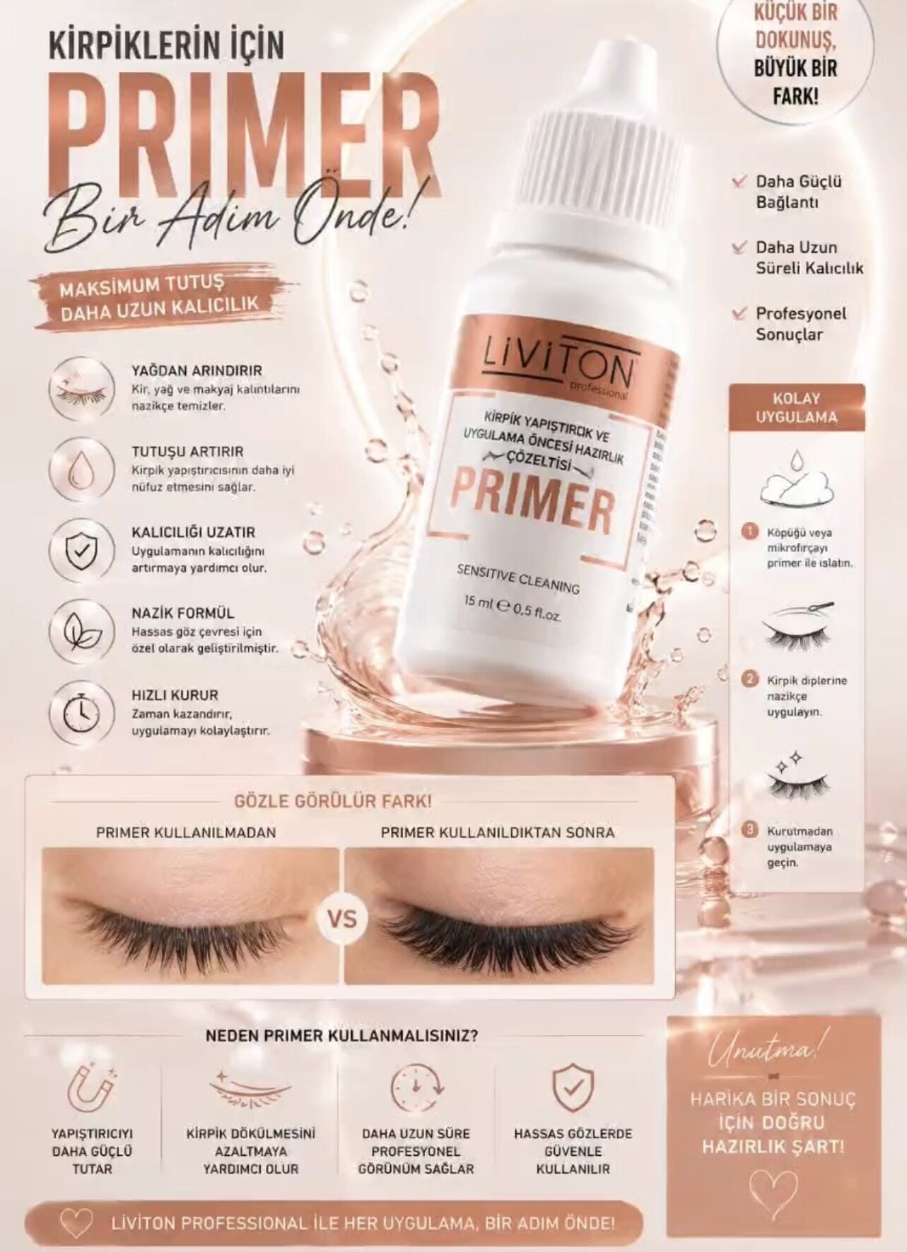İpek Kirpik Primer 30ml