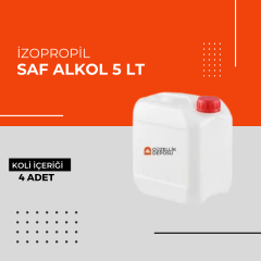 (Toptan) Saf Alkol (İPA) 5LT 1 Koli (4 Adet)