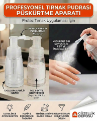 Protez Tırnak Pudra Püskürtme Aparatı (Pudra Püskürtücü)