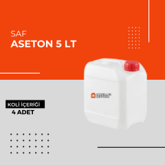 (Toptan) Saf Aseton 5LT 1 Koli (4 Adet)