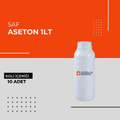 (Toptan) Saf Aseton 1LT 1 Koli (10 Adet)