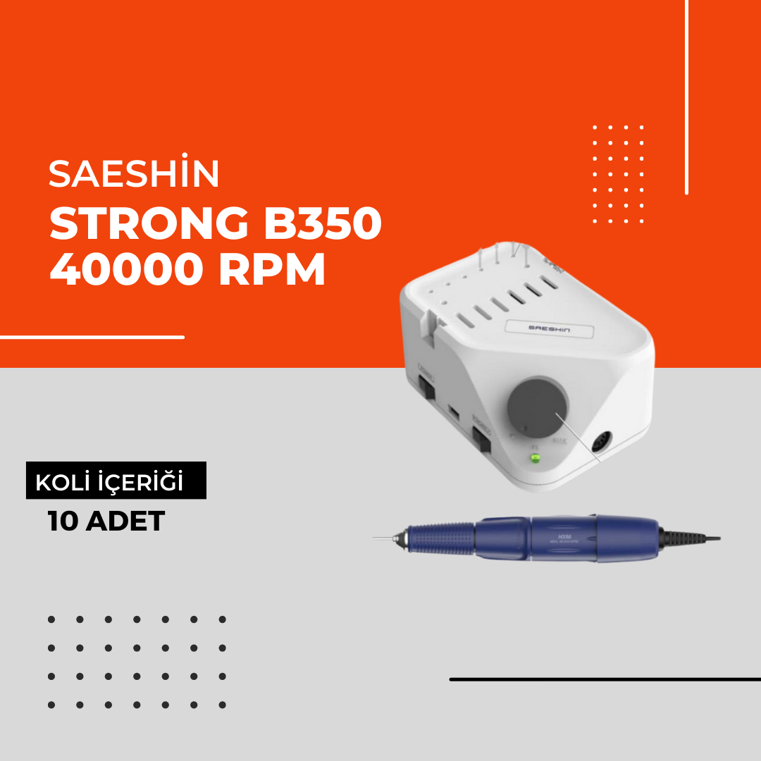 (Toptan) Saeshin Strong B350 Freze Makinesi 1 Koli (10 Adet)