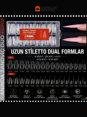 Protez Tırnak Sandwich Dual Form Tips 256'lı Stiletto