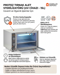 Goldterm 15 Litre Uv Steril Cihazı (Sterilizasyon Makinesi)