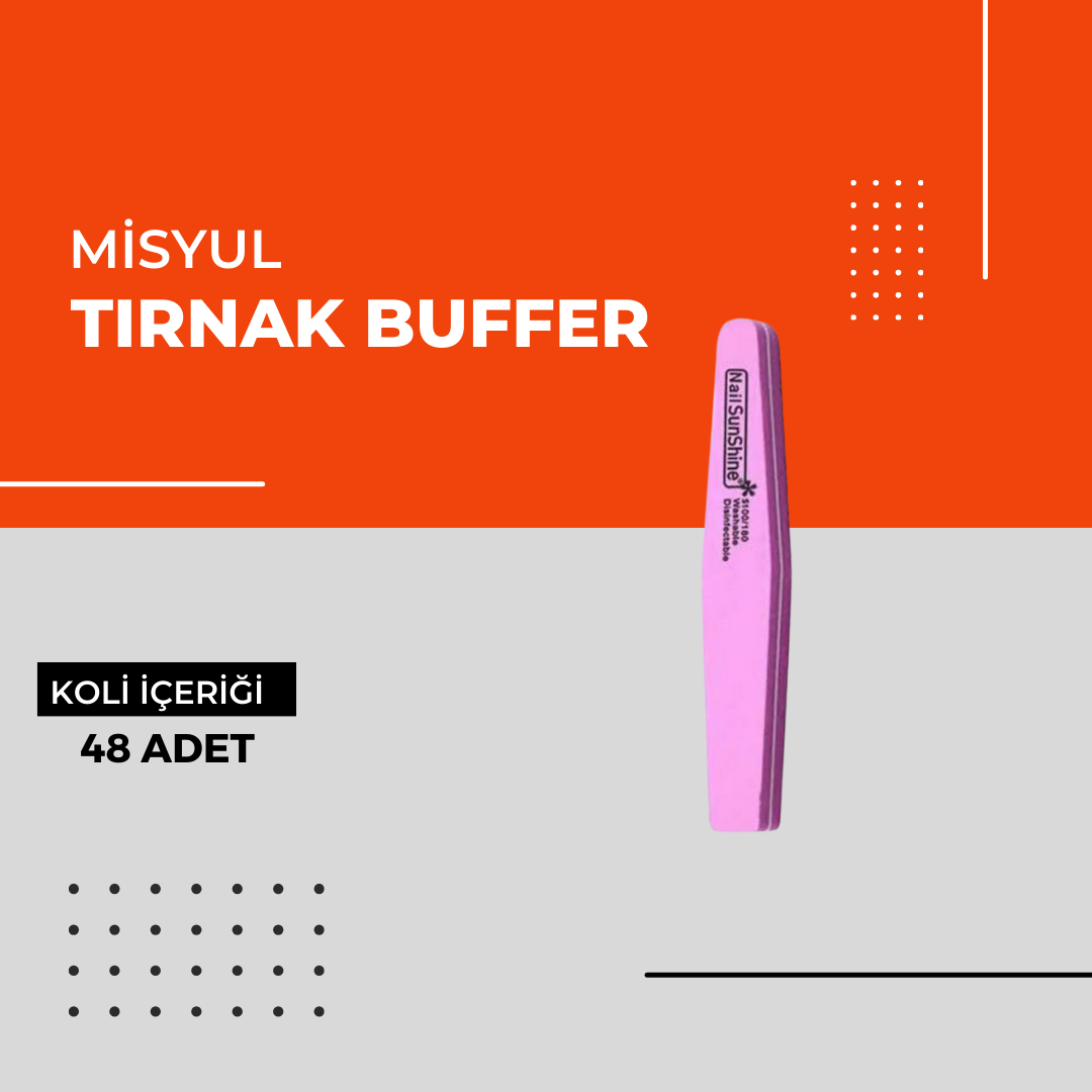 (Toptan) Tırnak Buffer 1 Koli (48 Adet)