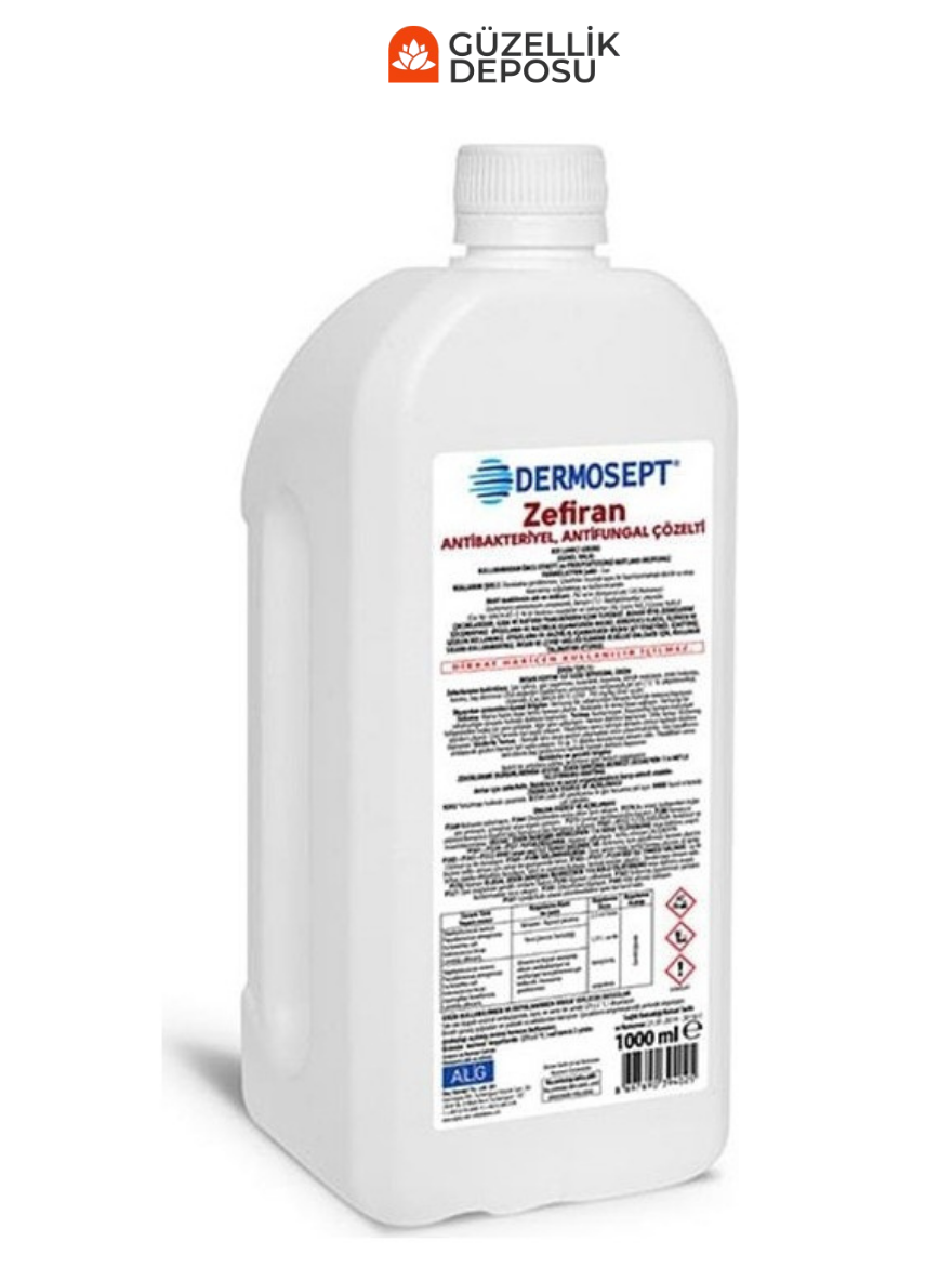 Zefiran Antibakteriyel ve Antifungal Çözelti 1000 ml
