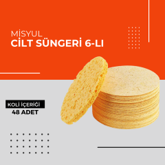 (Toptan) Cilt Süngeri 6-lı 1 Paket (48 Adet)