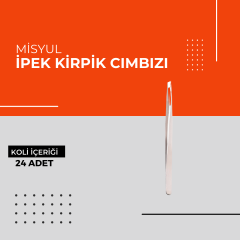 (Toptan) Düz İpek Kirpik Cımbızı 1 Paket (12 Adet)