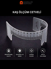 Kalıcı Makyaj Kaş Ölçüm Cetveli