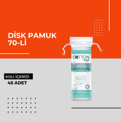(Toptan) Disk Pamuk 70-li 1 Koli (48 Adet)