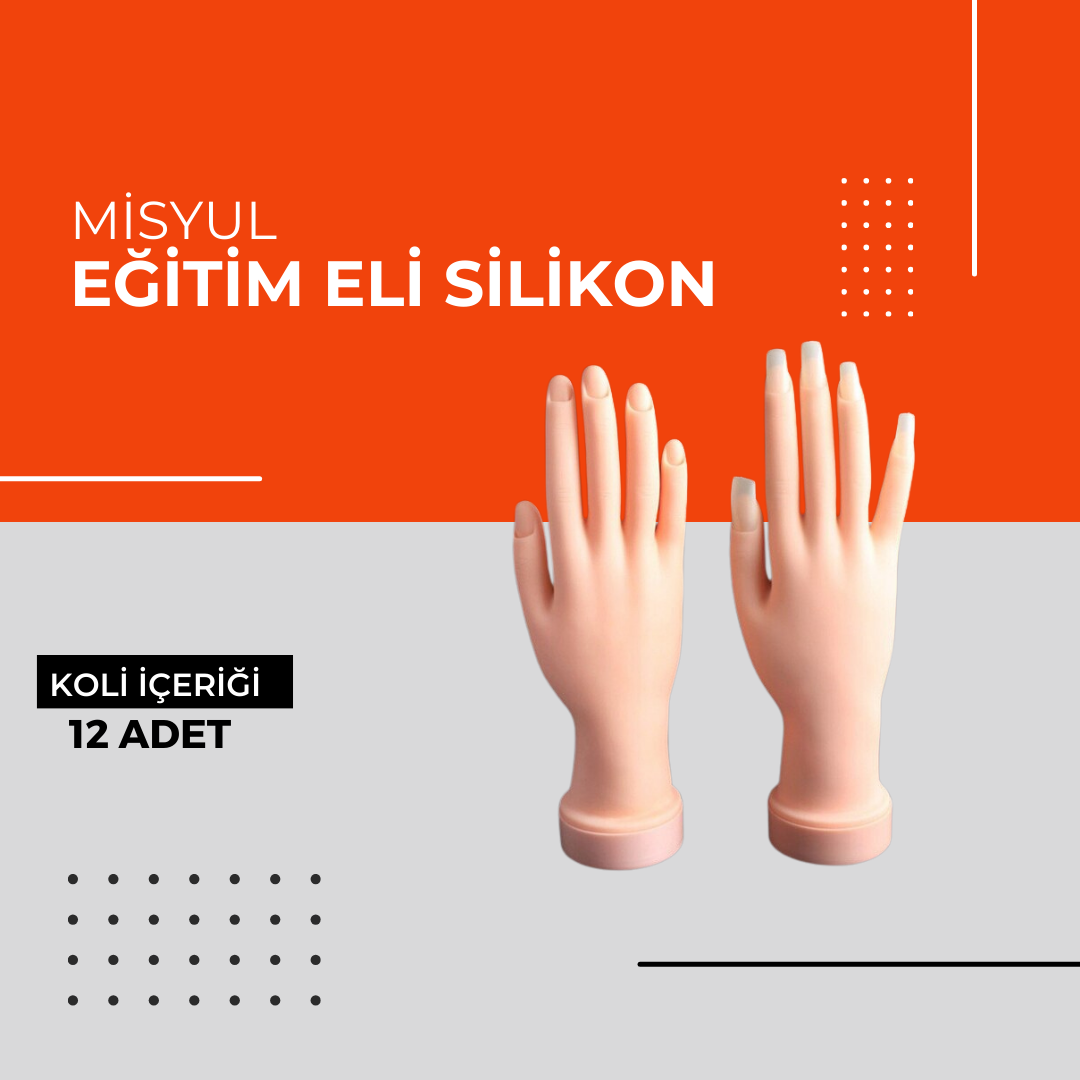 (Toptan) Silikon Eğitim Eli 1 Koli (12 Adet)