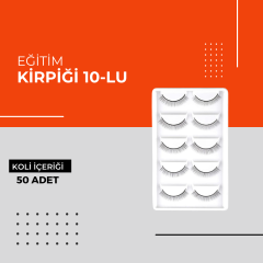 (Toptan) Eğitim Kirpiği 10-lu 1 Koli (50 Adet)