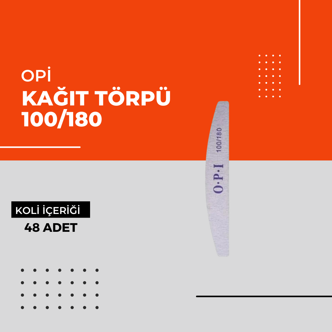 (Toptan) Kağıt Törpü 100/180 1 Koli (120 Adet)