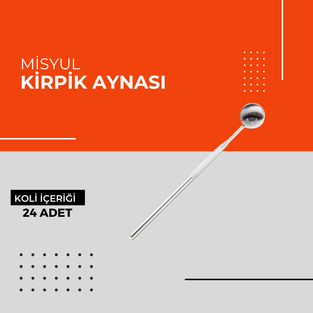 (Toptan) Kirpik Aynası 1 Koli (24 Adet)