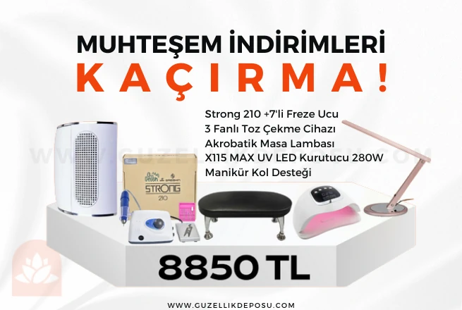 Protez Tırnak Cihazı Seti Kampanyası